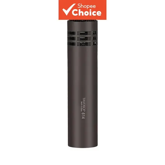 TAVOSOP-E614 Microfone Condensador para Instrumentos Musicais Microfone para Bateria para Gravação Profissional