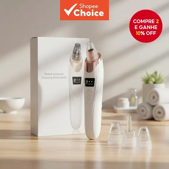 Limpador De Poros Removedor De Cravo Recarregável USB Para Mulheres , Ferramenta De Cuidados Faciais