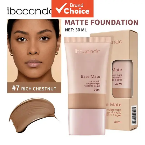 Ibcccndc Base Matte 30ml Acabamento leve e sem acúmulo Para o clima quente e úmido do sudeste da Ásia Todos os tipos de