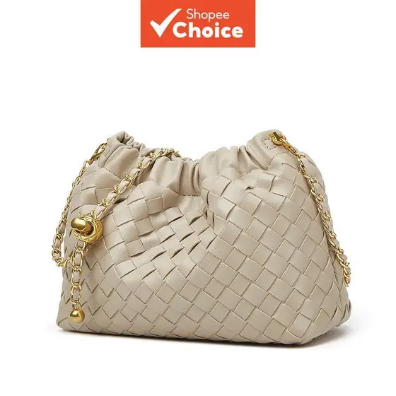 Bolsa tiracolo feminina com alça regulável por cordão de contas, pequena e prática. Ideal para o dia a dia, compromissos