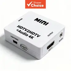 Mini Extrator De Áudio HDMI 1080P Para Conversor AUX Jack De 3.5 Mm TV Box PC