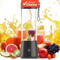 Um Liquidificador Portátil Recarregável USB Para Smoothies E Milkshakes Viagem Mini Espremedor Copo Pequeno Com Poderoso