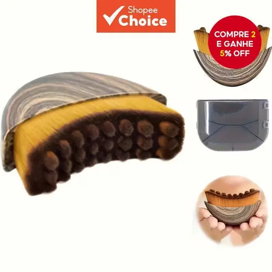  Escova Manual de Limpeza Linfática Individual | Adequada para Peles Sensíveis e Linfedema, com Cerdas Ovais para