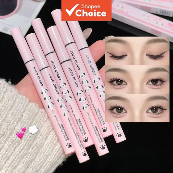  JOJO DIARY Delineador Líquido Ultrafino de Longa Duração, À Prova d'Água, Suor e Borrões, Caneta Iluminadora para