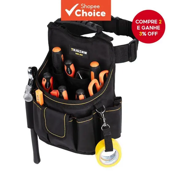 Bolsa De Cinto De Ferramentas TKIGZNW Com 18 Bolsos De Cintura 1 Unidade
