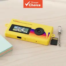 Mini Câmera Digital de Chaveiro 1080P com Cartão de Memória 32GB, Gravador de Vídeo para Viagem e Festa