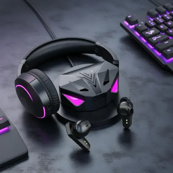 Fones de Ouvido Bluetooth Sem Fio X15 Pro, Som de Alta Fidelidade para Jogos, Cancelamento Ativo de Ruído, Conforto para