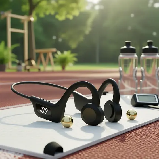 Fones de Ouvido Esportivos por Condução Aérea JS7 - Bluetooth 5.4, Conforto o Dia Todo, Compatível com Diversos