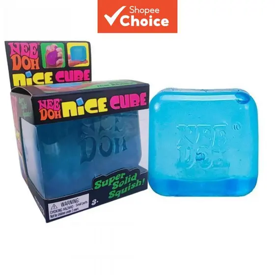Schylling Needoh Nice Cube Sensory Squeeze Toy , Alívio Do Estresse Da Liberação Ponta Dos Dedos Para Beliscar