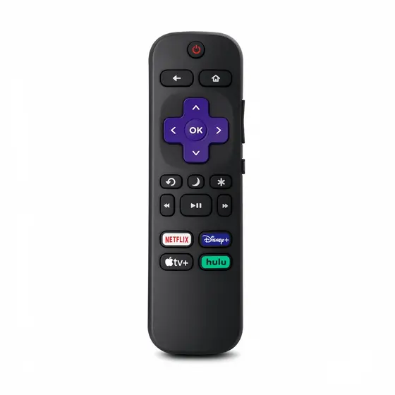 Substituto para Controle Remoto de TV Roku, Compatível com TVs Inteligentes Roku das séries Hisense/Onn/Sharp