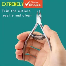 Alicate de Cutícula em Aço Inoxidável, Cortador de Unhas Profissional, Tesoura de Cutícula, Ferramentas de Cuidados com