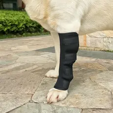 Proteção para Perna de Cachorro, Capa de Joelho Antimordida, Suporte para Dores Articulares, Sapatos para Passear