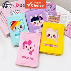 Porta-passaporte e porta-cartões de identificação My Little Pony, Twilight Sparkle Fluttershy, acessório portátil fofo
