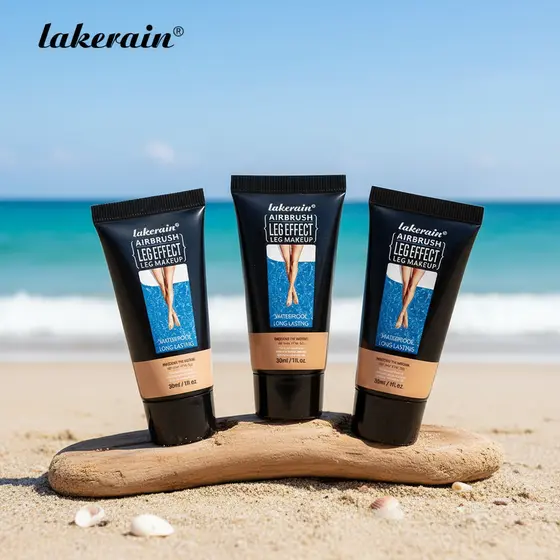 Lakerain Maquiagem para Pernas Corretivo Creme à Prova d'Água para Bronzeamento e Tom de Pele Uniforme