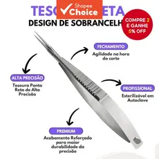 Tesoura Pequena Profissional De Aço Inoxidável Castroviejo Autoclavável Para Preparação De Precisão , Barbeador De Sobra