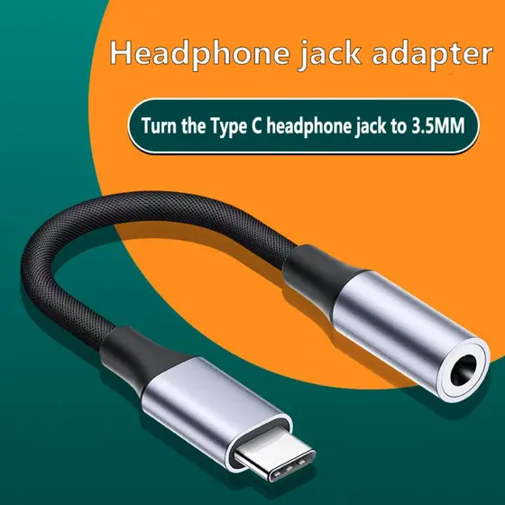 Tipo C Para 3.5 Mm Jack Aux Cabo Adaptador De Fone De Ouvido Conector iPhone Sumsang