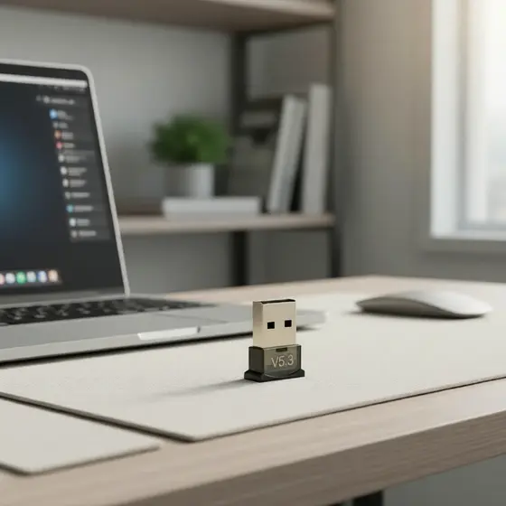 Adaptador USB Bluetooth 5.3 para PC, Laptop, Tablet e Celular