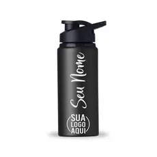 Garrafa Squeeze Alumínio Academia Personalizado Nome 600ml
