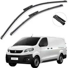 Par Palhetas Limpador Parabrisa Chuva Silicone Para Peugeot Expert