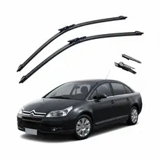 Par Palhetas VClean Silicone  Limpeza Silenciosa Citroen C4 2007 a 2012