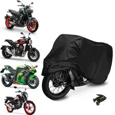 Capa de Cobrir Moto Impermeável 100%  Forração Anti-Risco Proteção Uv