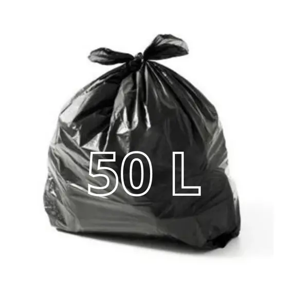 Saco de Lixo 50L Rolo Com 75 Un Super Resistente Reforçado
