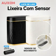 Lixeira Com Sensor 8 Litros Automática Operada Por Bateria lixeira banheiro+Saco de Lixo