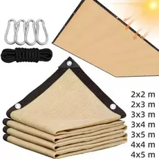 Sombrite 4x5m Tela de Proteção Solar para Área Externa Jardim Varanda e Piscina