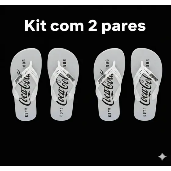 Chinelo Masculino Barato coca cola do 37 ao 44 Modelo Variados Super Macio Leve Lançamento Verão