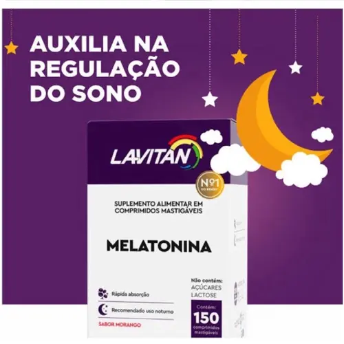 Lavitan Sono 150 Comprimidos Sabor Morango
