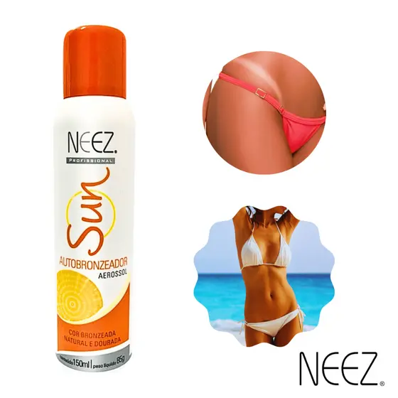 Neez Sun Autobronzeador Bronze Natural Instantaneo Bronzeador Sem Sol 150ml