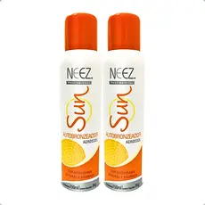 Kit 2 Spray Autobronzeador Sun Aerosol Bronzeado Natural Neez Profissional