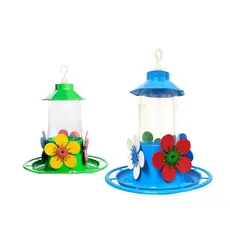 Kit 2 Bebedouros Para Beija Flores Com Bandeja 250ml