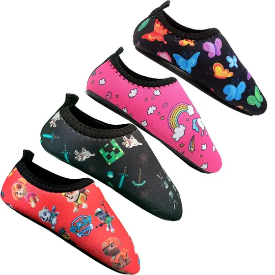 Sapato Sapatilha Neoprene Antiderrapante Flexível Calce Fácil  Infantil  Menina e Menino Aquática