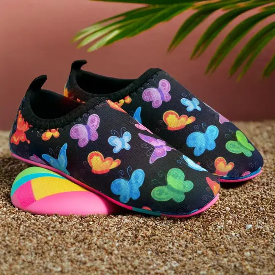 Sapatilha Infantil Antiderrapante para Praia, parque, piscina Neoprene Infantil Menino Menina