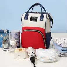 Bolsa Mochila Maternidade Multifunção Bebê Mamãe Preparada Pronta Entrega 45x32cm Grande Capacidade Novo
