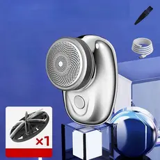 Mini Barbeador EléTrico PortáTil À Prova D'áGua De Dupla Finalidade Tipo C De Carga Aparador De Barba De Bolso  PromoçãO