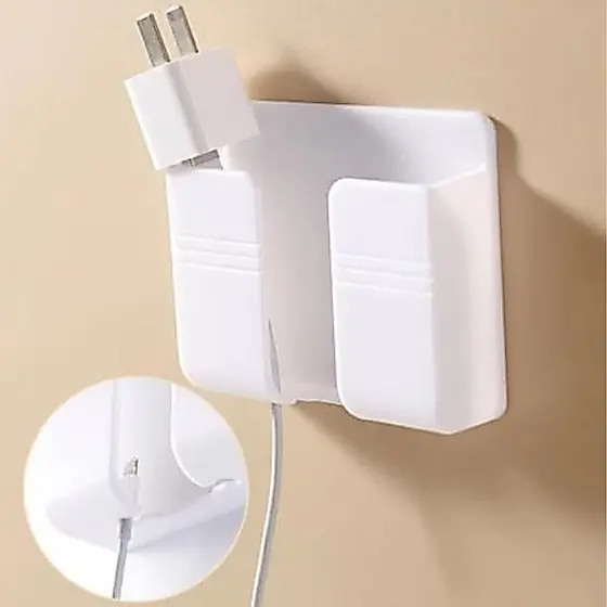 01 Suporte Multiuso De Parede Para Celular Controle Plástico Para Carregar Remoto Um Slot