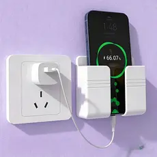 2 Suporte De Parede Multifuncional Design De Carregamento Caixa De Armazenamento Controle Remoto Promoção