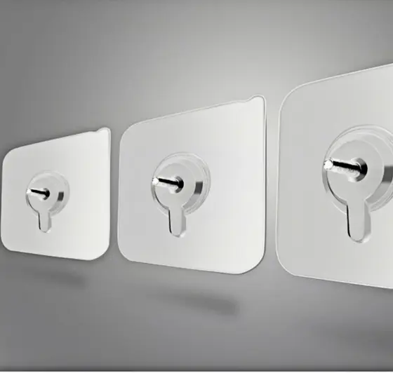 8 Pcs 8Mm Gancho De Parede Adesivo Multiuso Para Pendurar Quadros UtensíLios De Cozinha Banheiros