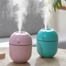 3 Unidades Mini Umidificador Nano Atomização De Grande Capacidade Com Conexão Usb Ultrassônico De Ar 220ml Promoção