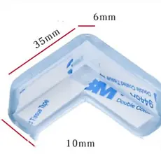 8 Protetores De Quina Silicone Mesa Segurança Para Crianças E Bebes Proteção Anti-colisão