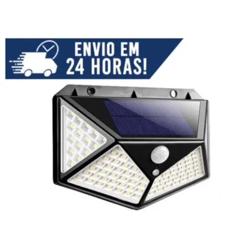 Refletor Led Solar Sensor de movimento