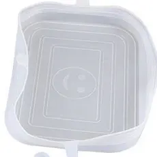 12 Quadrado Tampas Tampa Silicone Elastica Reutilizável Elástica Para Potes Tapoer Panela Cozinha Flexivel