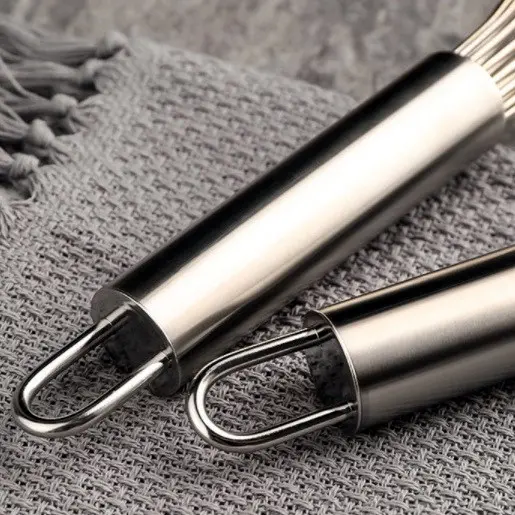 1 Batedor De Ovo De Aço Inox Manual Mixer Profissional Utensílios De Cozinha Promoção