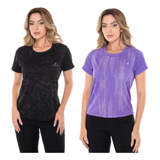 Kit 2 Camisetas Dry Linha Premium Esportiva