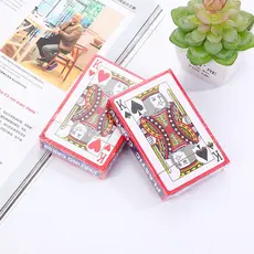 5  KitBaralho de Cartas de Papel 54 Cartas Jogos em Família Diversão