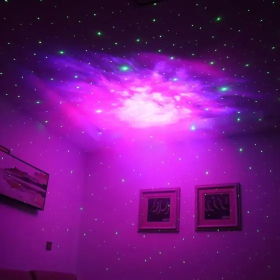 Galaxy Star Projetor Céu Estrelado Luz Da Noite Astronauta LED Lâmpada Luminárias Decorativas