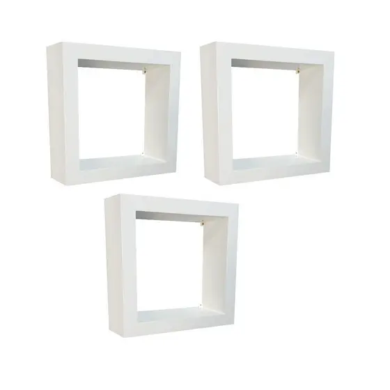 Kit 3 Nicho Decorativo 30x30 Sala Cozinha Banheiro Parede