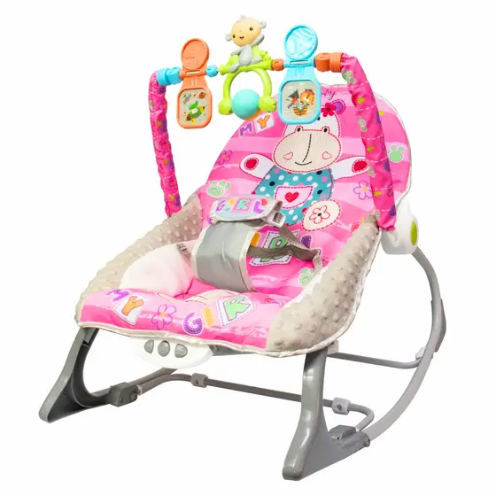 Cadeirinha Descanso Vibratória Para Bebe Musical Balanço Com Mobile - Kababy